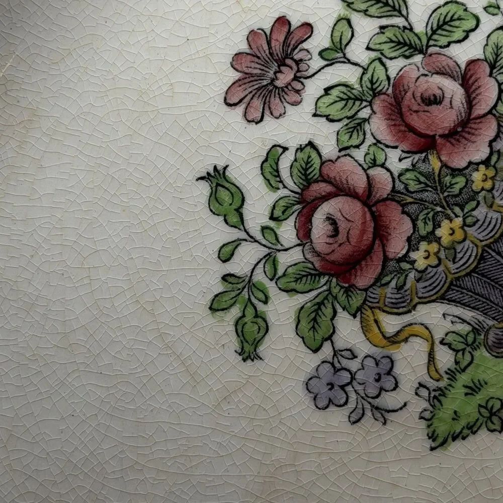 Spode Copeland Vienna Floral Oval Platter England Ceramic Glossy MPN 552768 - Picture 7 of 7
